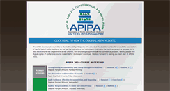 Desktop Screenshot of apipa2010.pitiviti.org